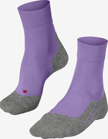 FALKE Athletic Socks 'RU4 Endurance' in Purple: front