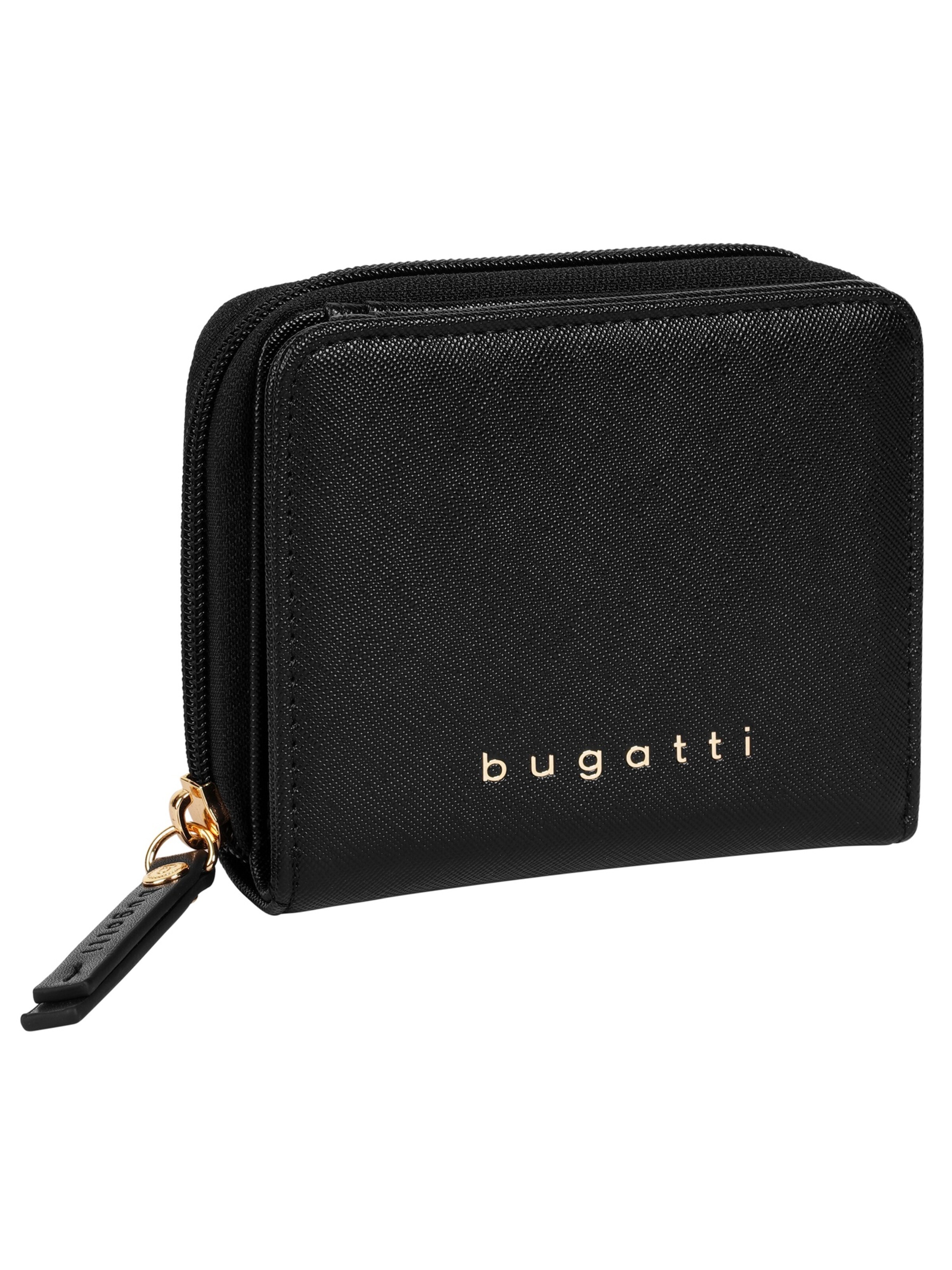 bugatti Portemonnaie 'bugatti Geldbörse ELLA SAFFIANO'‌‌‌‌‌‌‌ in Schwarz