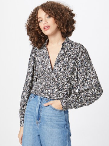 s.Oliver Blouse in Blauw: voorkant