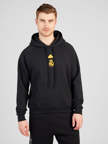 Sweat de sport 'Real Madrid' ADIDAS SPORTSWEAR en noir : devant