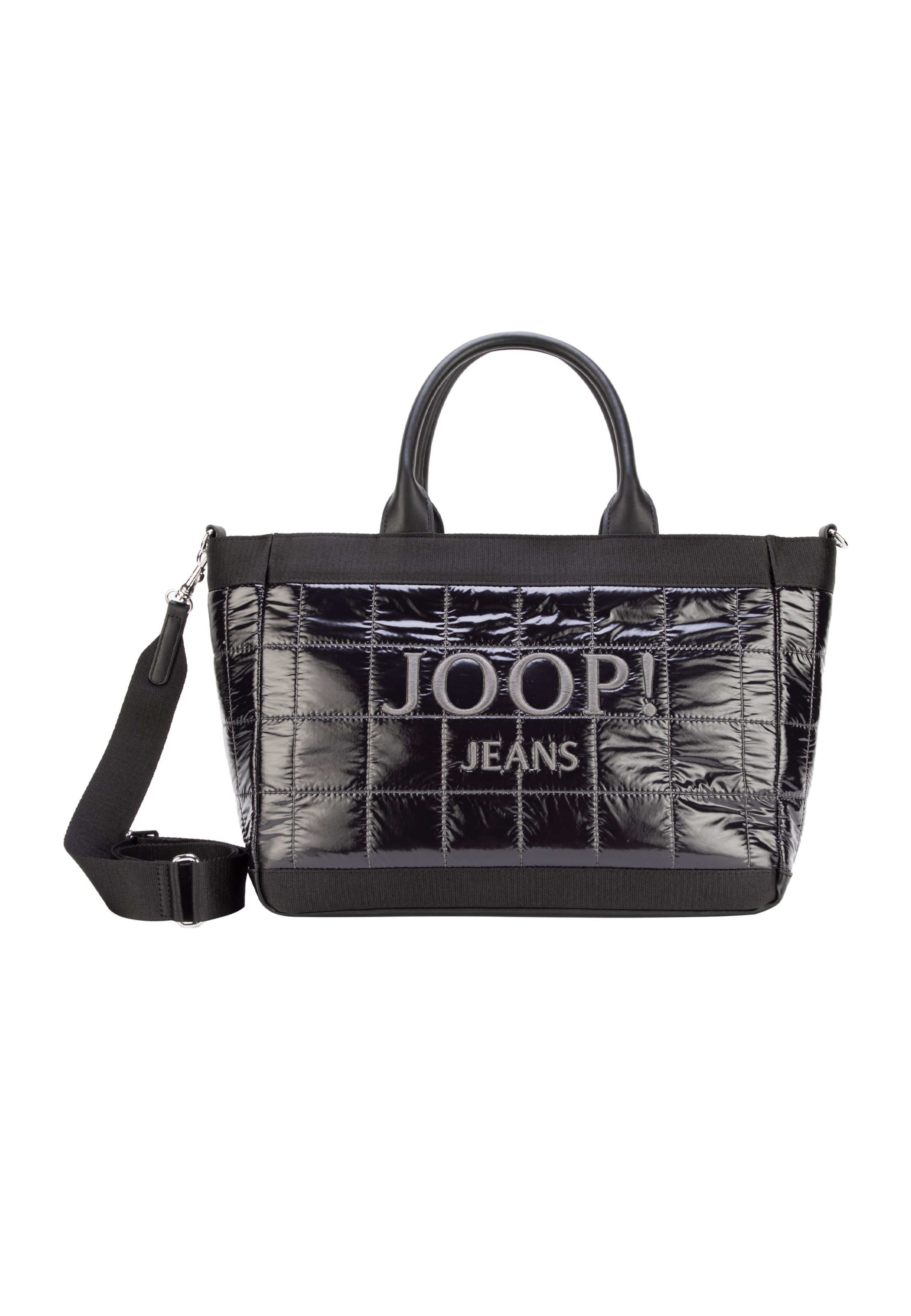 Joop Jeans Handtasche 'Calduccio Tessuto Yvette' in Schwarz: Vorderseite