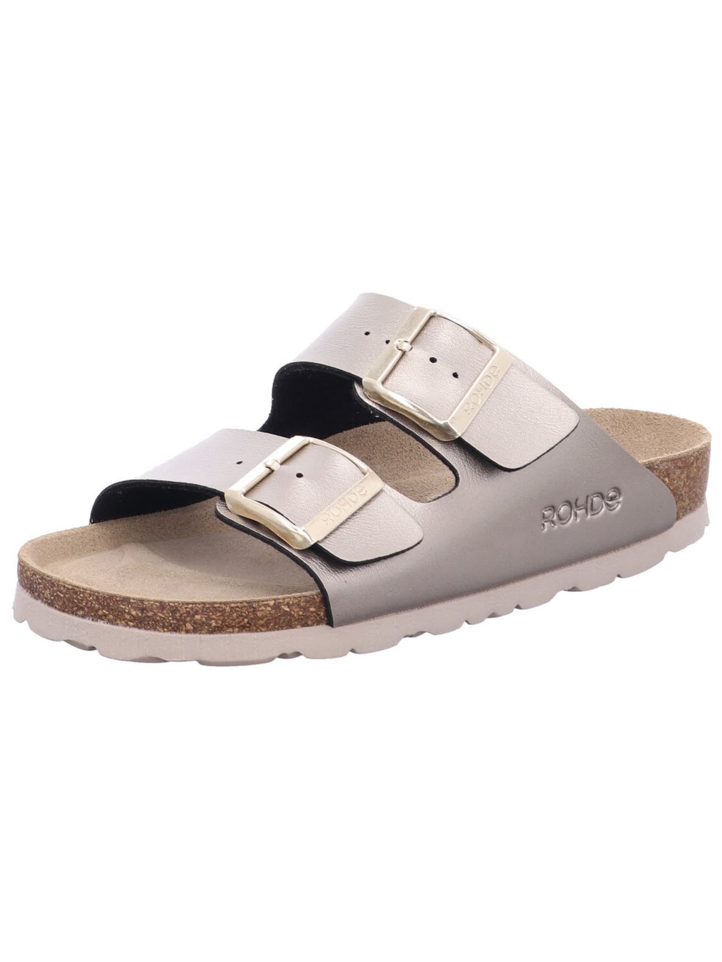 ROHDE Mules 'Pantolette Damen 5623/37 Echtleder in braun' in 39 in Brown, Item view