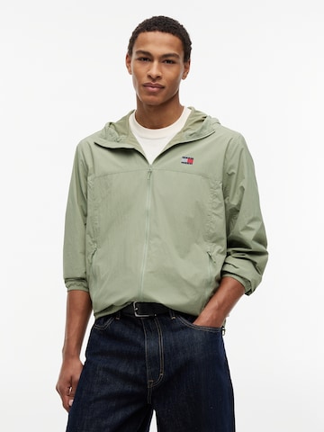 Tommy Jeans Tussenjas 'CHICAGO' in Groen: voorkant