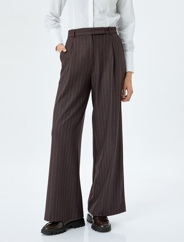 Koton Wide Leg Hose in Rot: Vorderseite