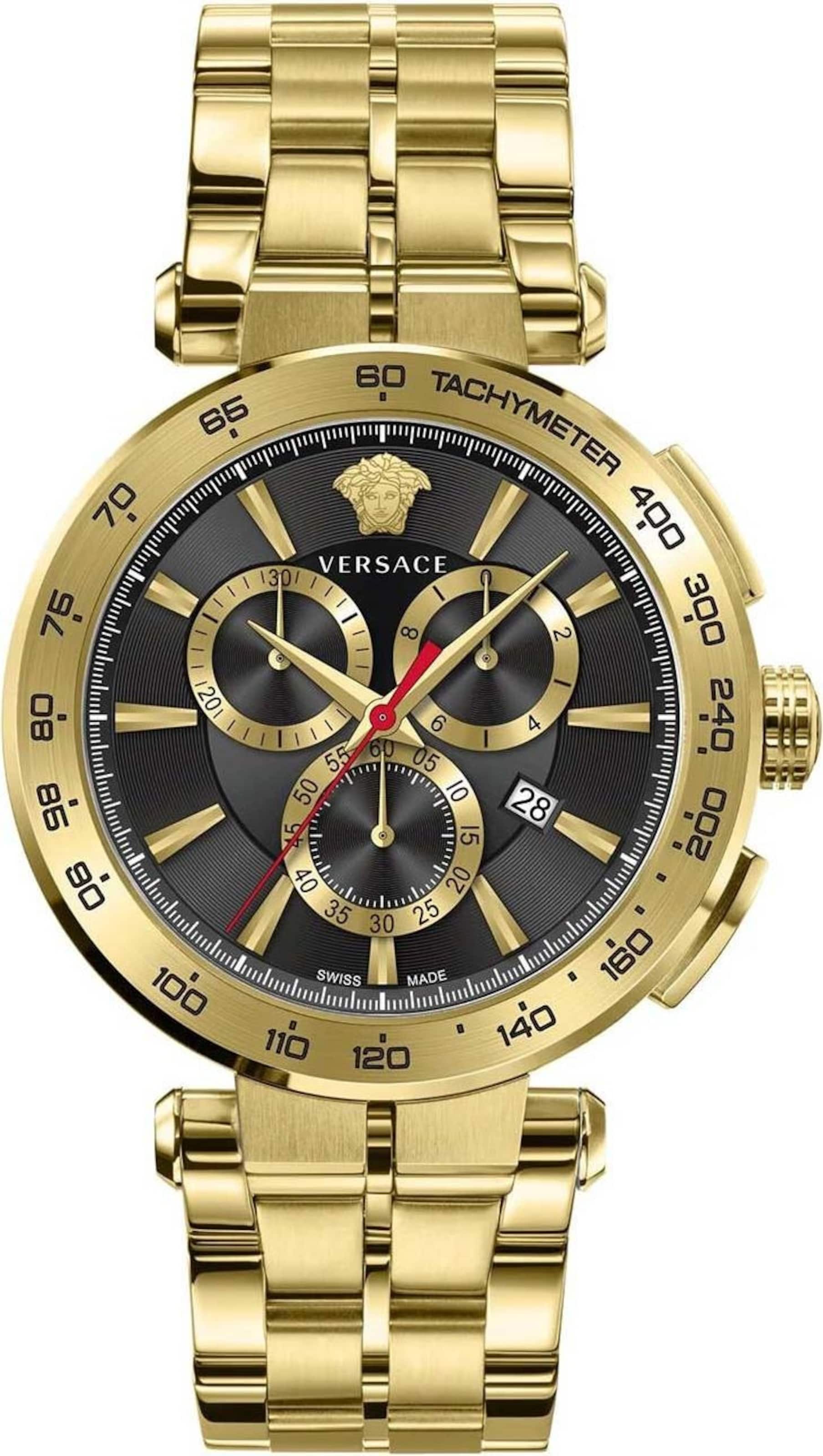 VERSACE Uhr 'Aion' in gold / schwarz, Produktansicht