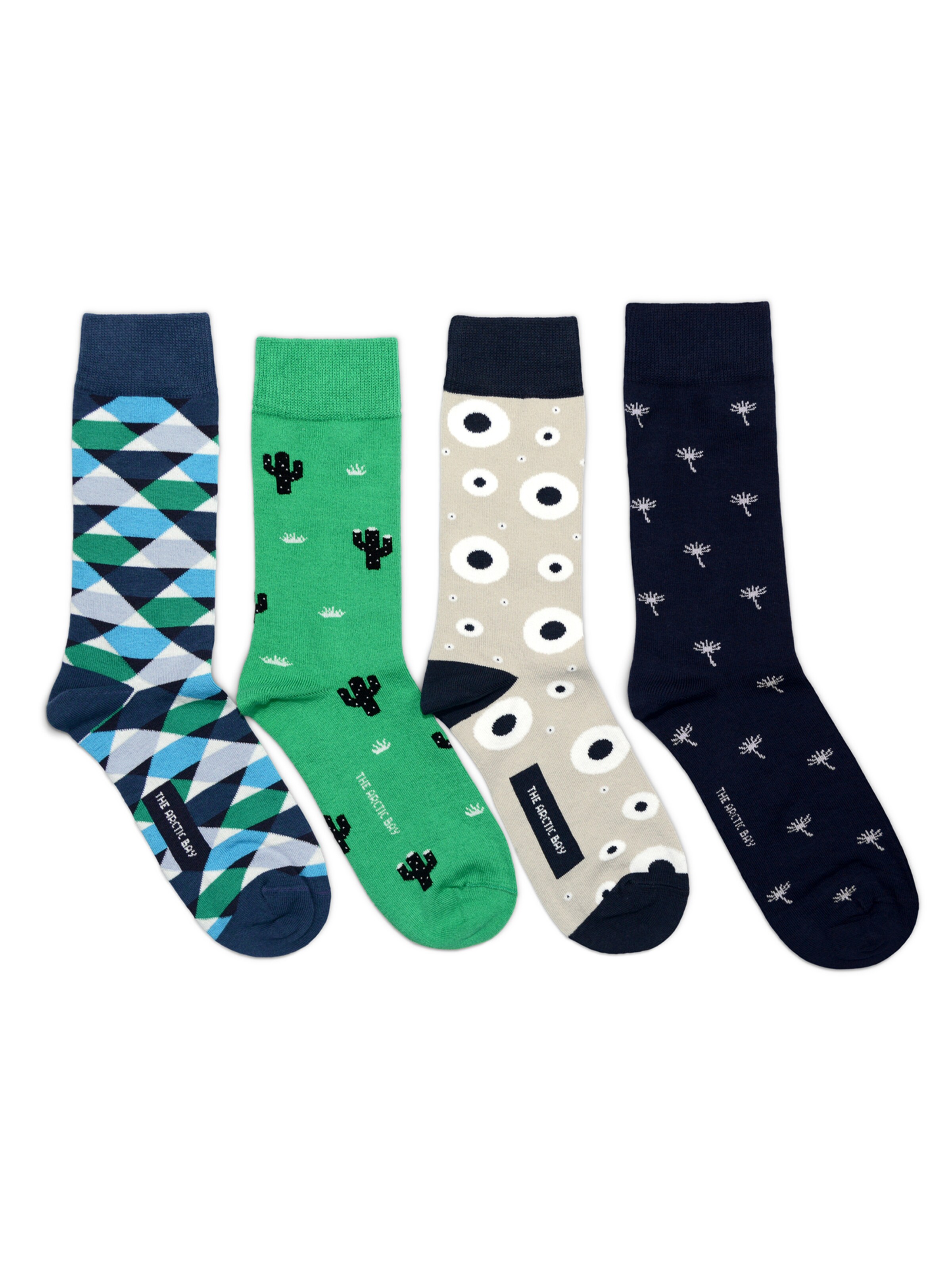 Chaussettes 'AMAZONAS EDITION Gift box 4 Pack Unisex' The Arctic Bay en mélange de couleurs : devant