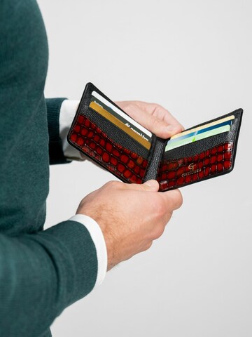 Porte-monnaies 'Croc Prestige' GT Collection en rouge