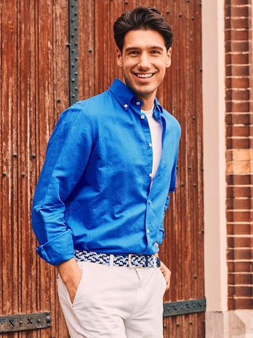 Steppin' out Regular Fit Hemd‌ in Blau