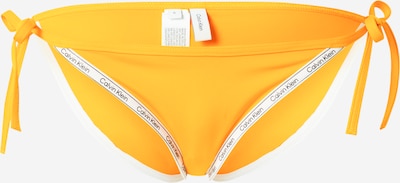 Calvin Klein Swimwear Bikinihose 'STRING SIDE TIE' in orange / schwarz / weiß, Produktansicht