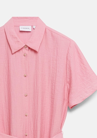 COMMA Shirt dress in Pink
