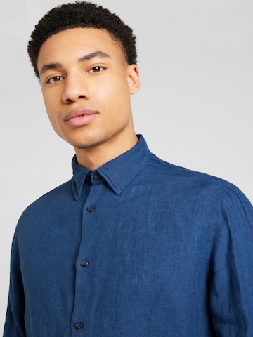 SELECTED HOMME Regular fit Button Up Shirt 'Kylian' in Blue