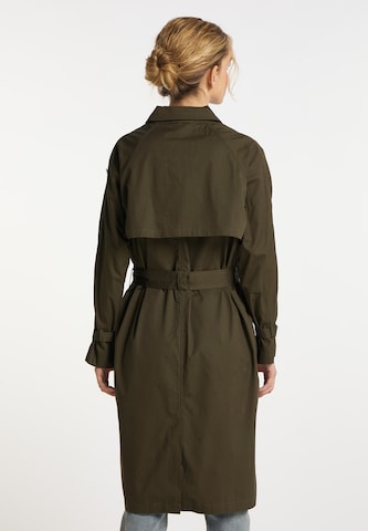 DreiMaster Vintage Between-Seasons Coat 'Zitha' in Green