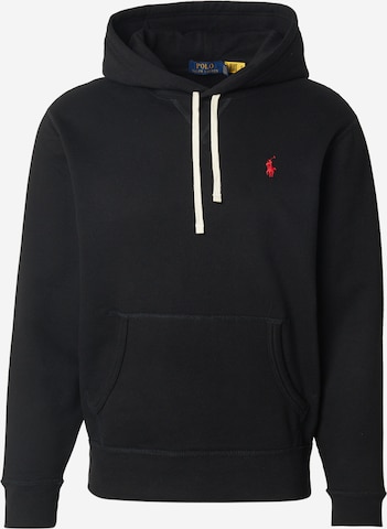 Polo Ralph Lauren Regular fit Sweatshirt in Zwart: voorkant