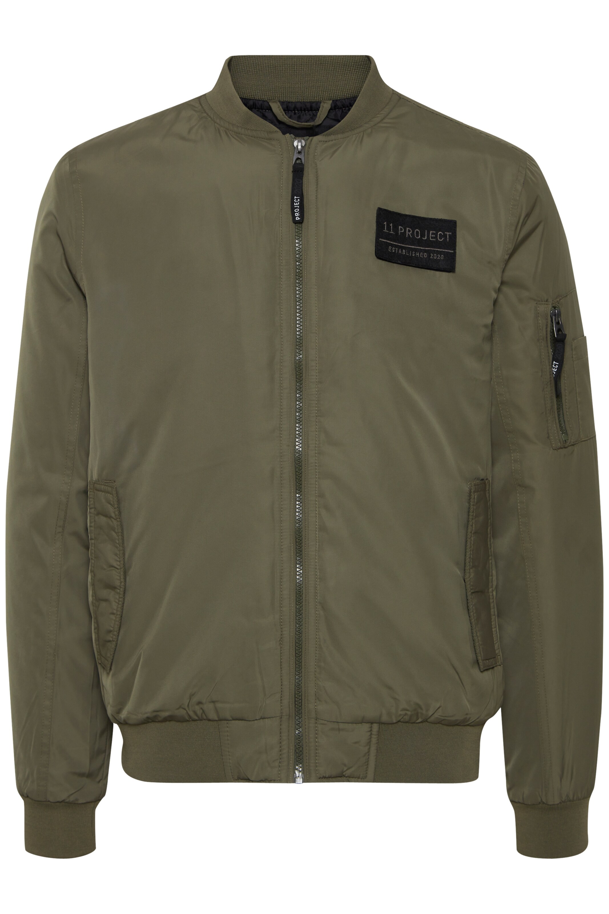 11 Project Bomberjacke 'Martins' in Grün: Vorderseite