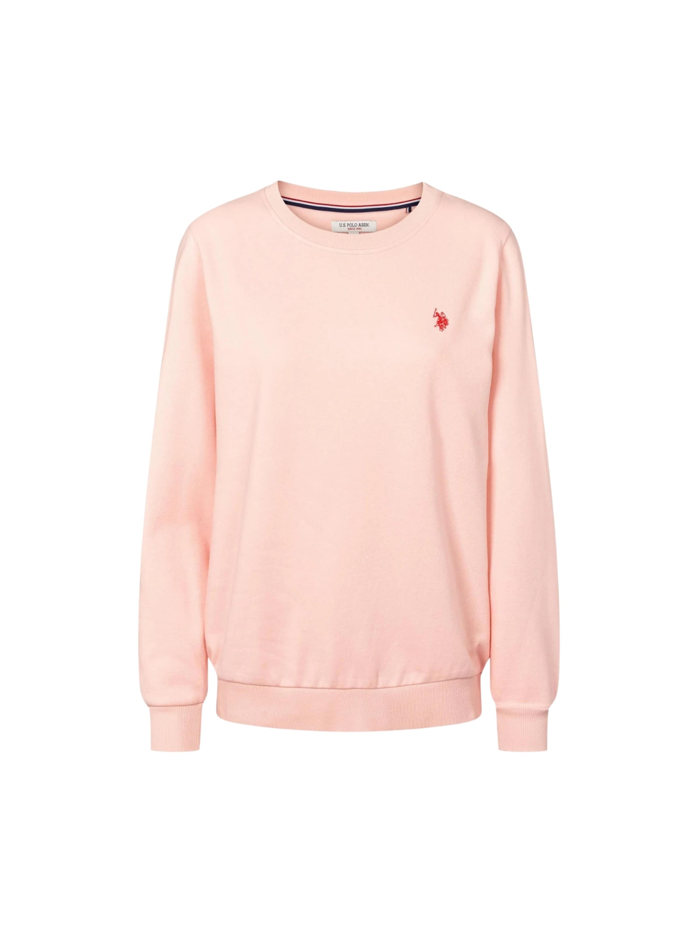 U.S. POLO ASSN. Sweater ' Helen ' in lachs, Produktansicht