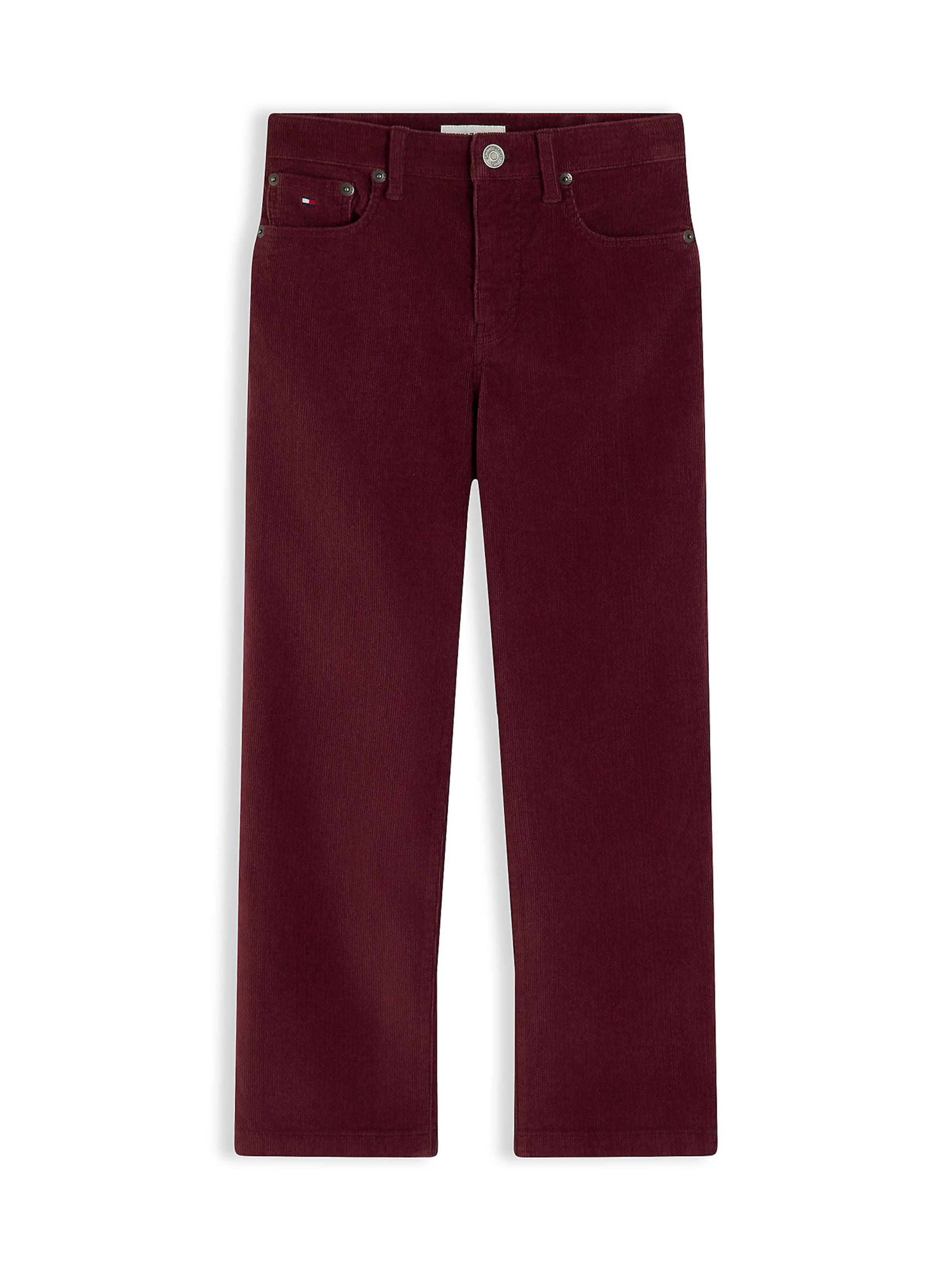Loosefit Pantalon TOMMY HILFIGER en rouge : devant