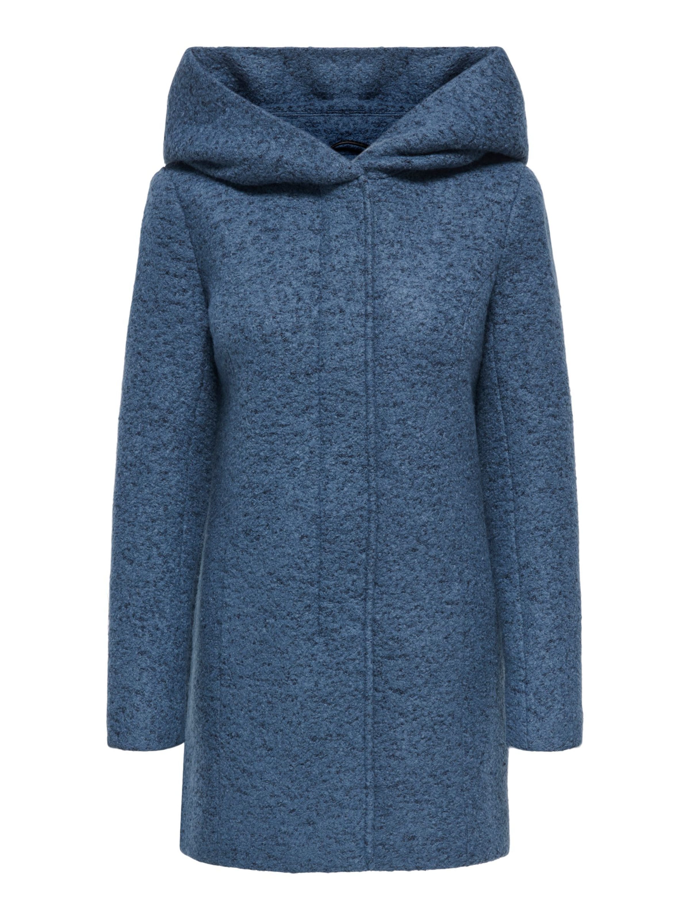 Manteau mi-saison 'SOPHIA' ONLY en bleu : devant