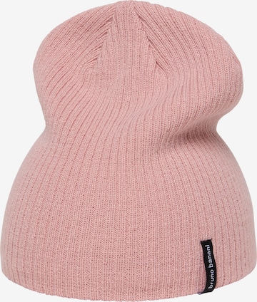 BRUNO BANANI Beanie 'Booker' in Pink: front