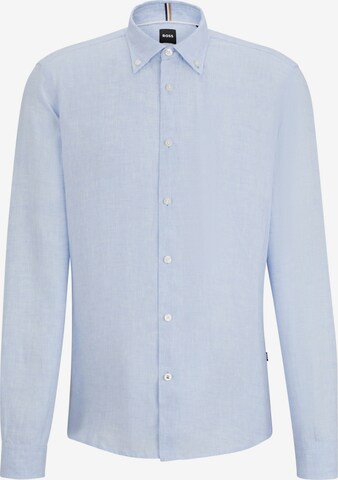 BOSS Regular fit Button Up Shirt 'S-Liam' in Blue: front