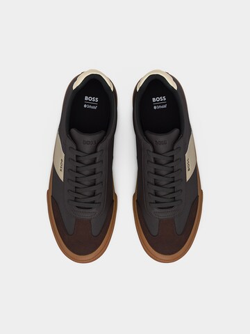 BOSS Ниски маратонки 'Aiden' в кафяво