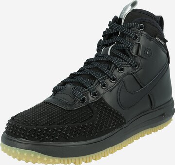 Nike Sportswear Korkeavartiset tennarit 'Nike Lunar Force 1' värissä musta: edessä