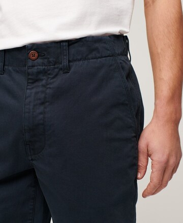 Superdry Regular Chino Pants in Blue