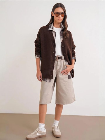 Giacchetta extra large di MixRay in marrone