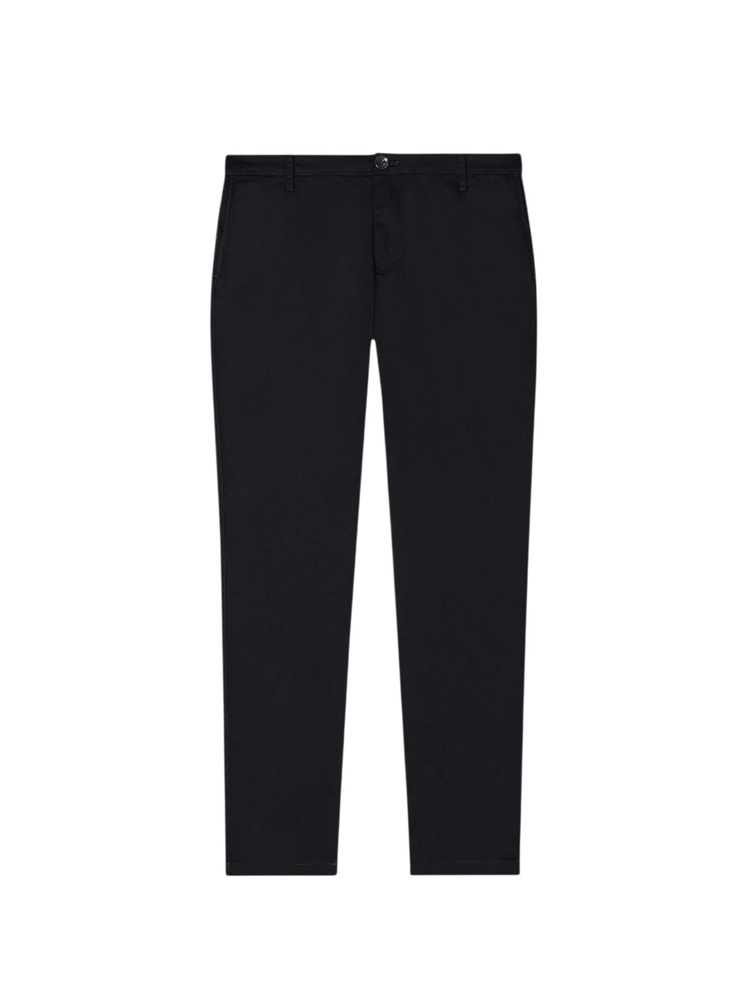 ARMANI EXCHANGE Slim fit Trousers 'XM001162 AF13236' in Black: front