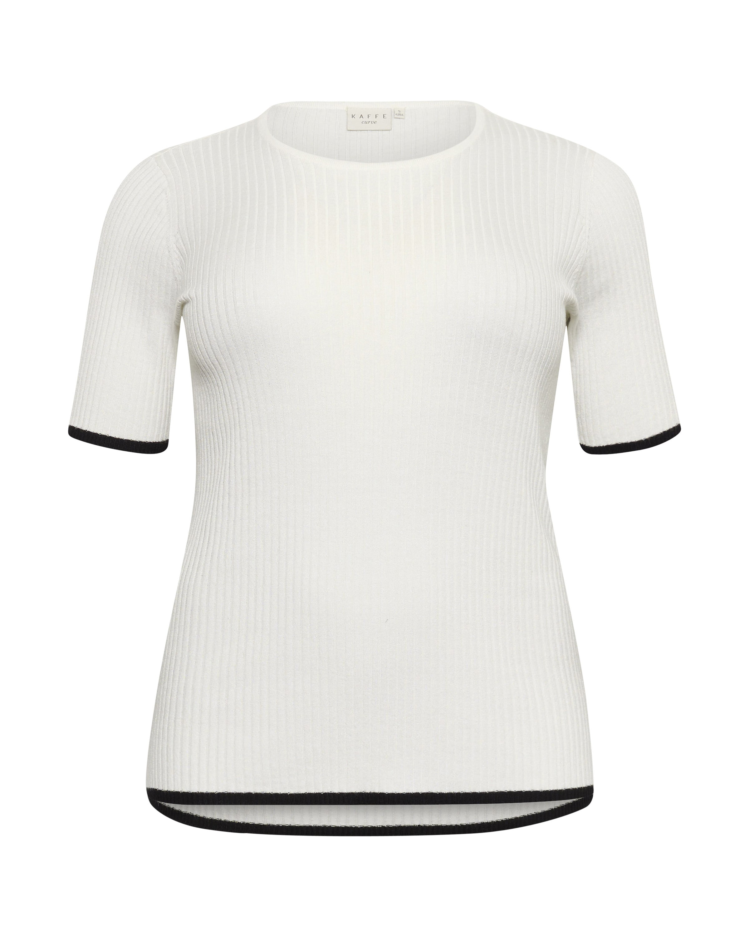 KAFFE CURVE Sweater &#x27;Izzy&#x27; in White: front
