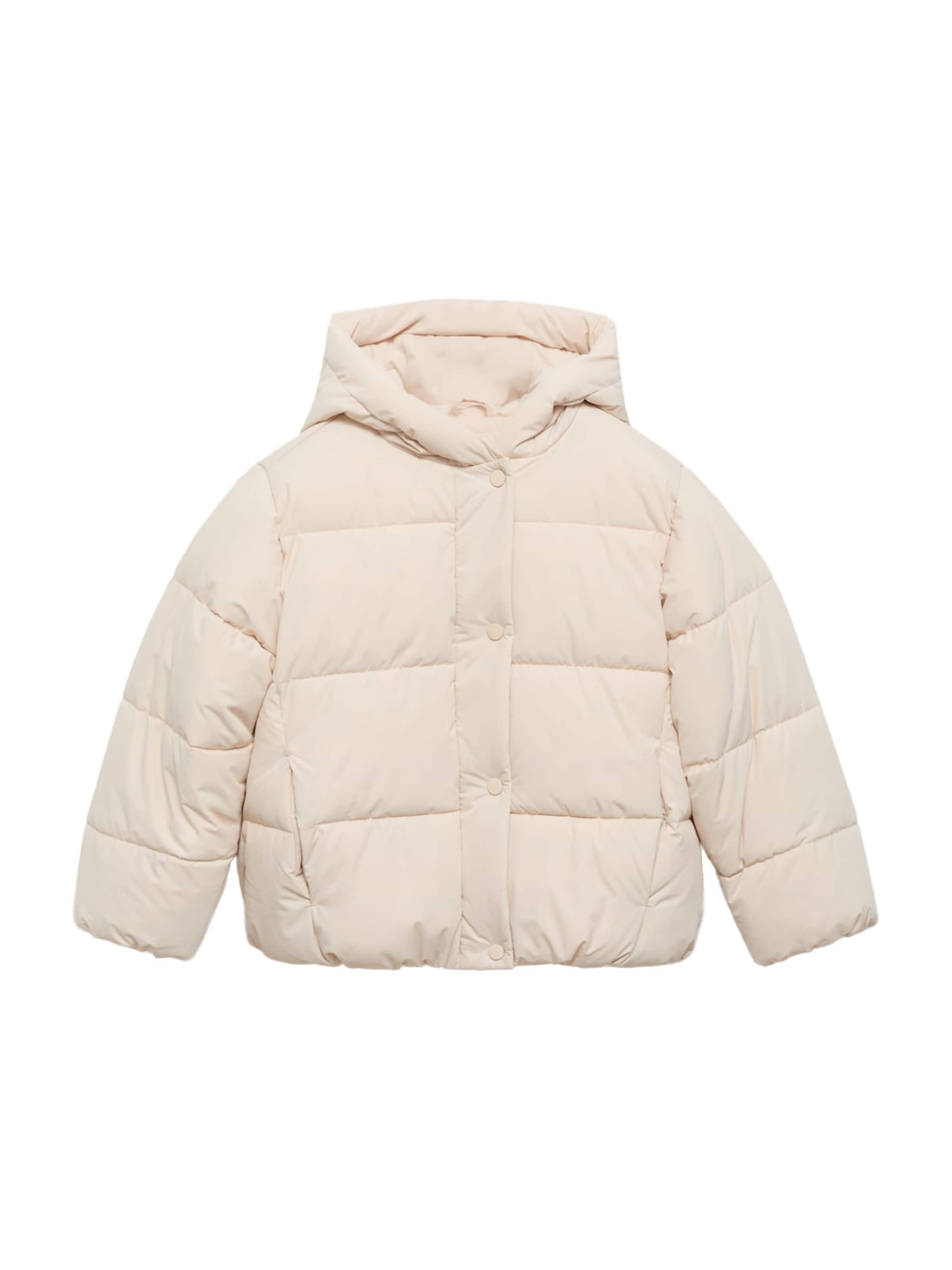 MANGO KIDS Kurtka zimowa 'Tina' w kolorze beżowy: przód