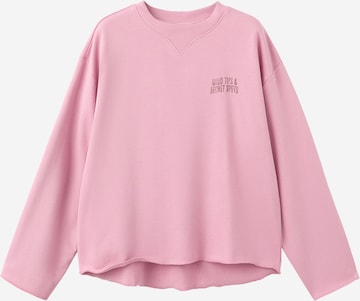 MANGO TEEN Collegepaita 'TOURIST' värissä vaaleanpunainen: etupuoli