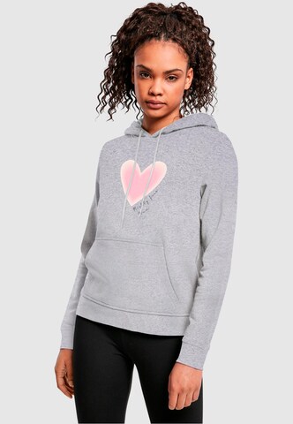 ABSOLUTE CULT Sweatshirt 'Mother's Day - Mighty Fine Mum' in Grey: front