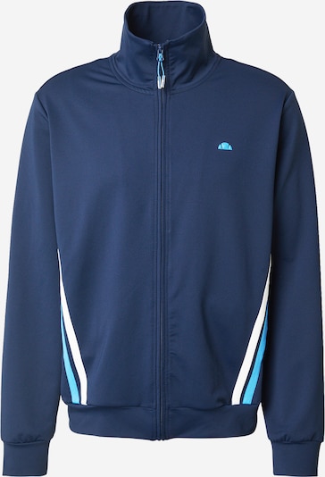 ELLESSE Collegetakki värissä laivastonsininen / taivaansininen / valkoinen, Tuotenäkymä