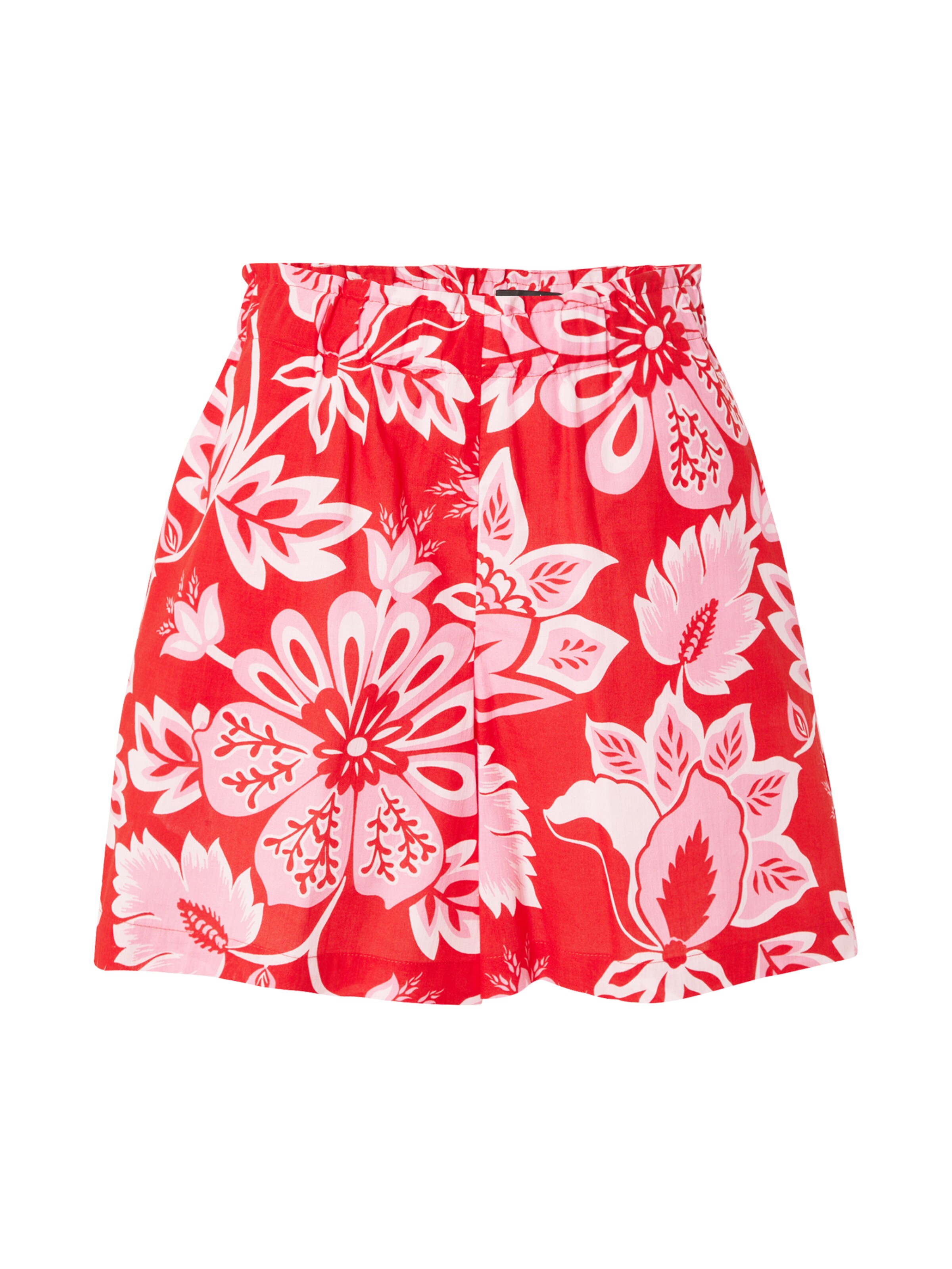 OUI Loosefit Broek in Rood: voorkant