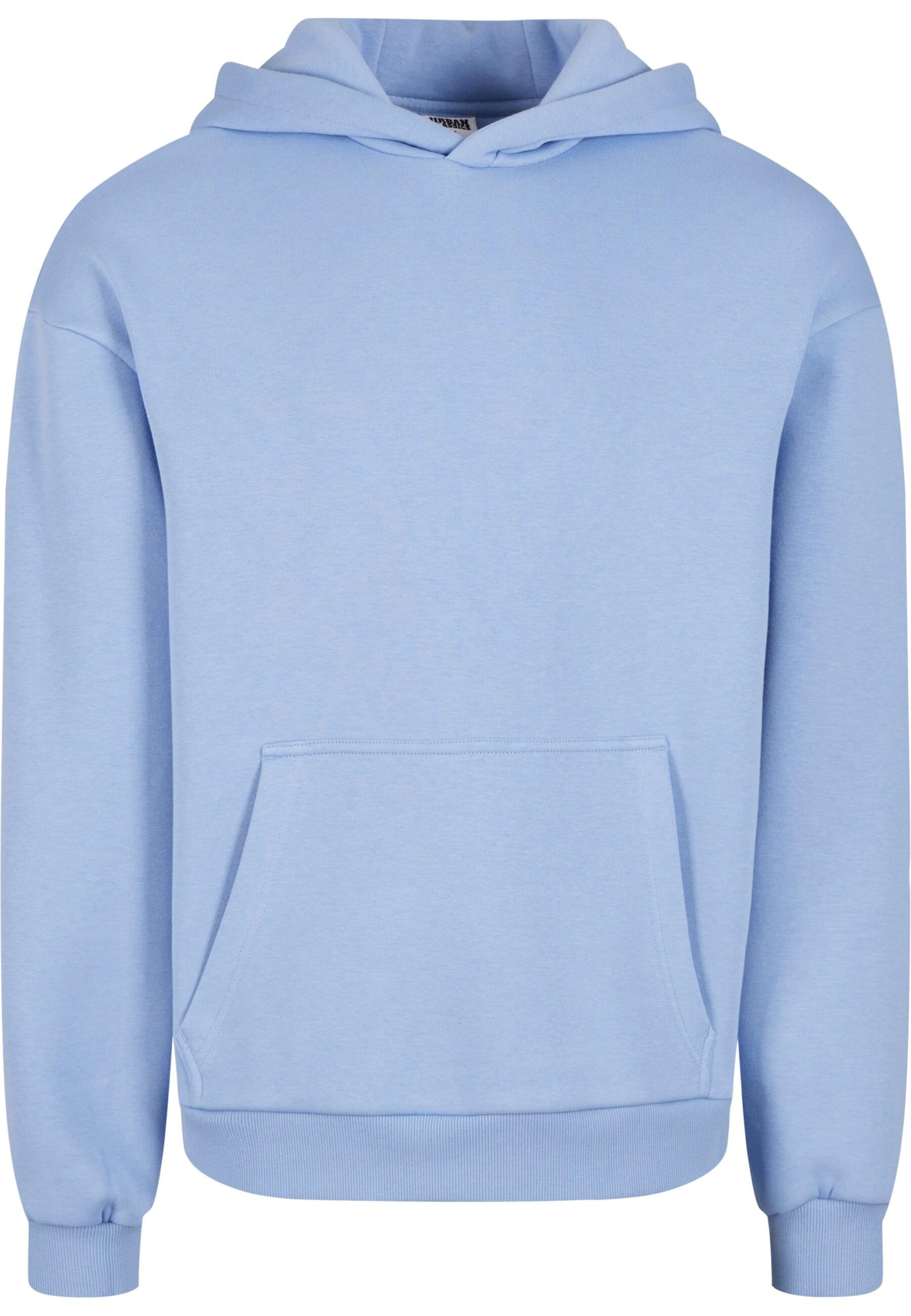 Urban Classics Sweatshirt 'Fluffy' in Blue: front