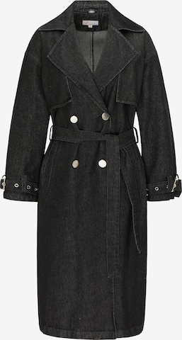 myMo NOW Between-seasons coat in Black: front