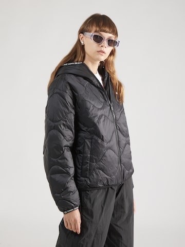 Tommy Jeans Between-Season Jacket in Black: front