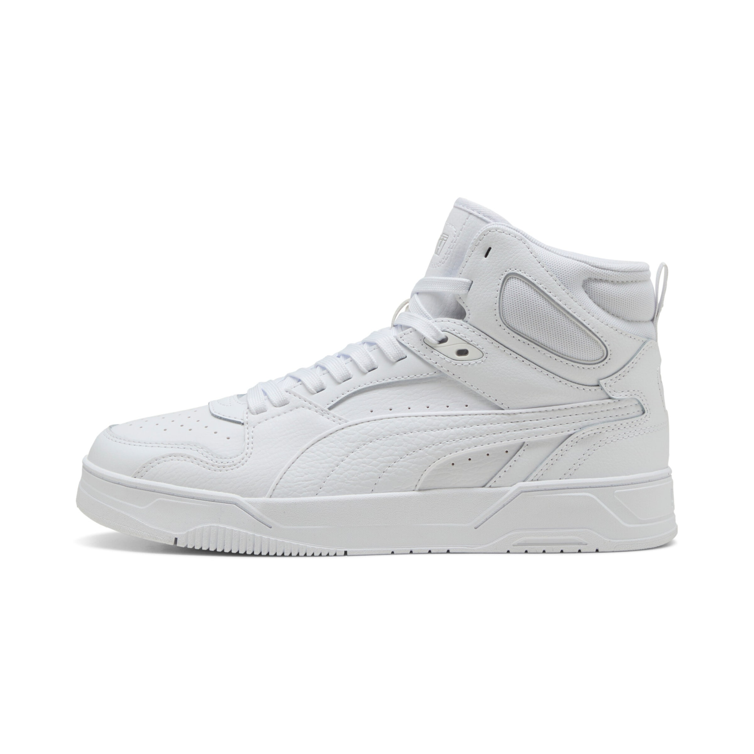 PUMA High-Top Sneakers in White: front