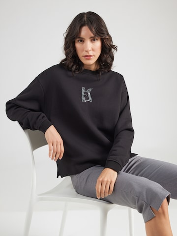 KARL LAGERFELD JEANS Majica | črna barva: sprednja stran