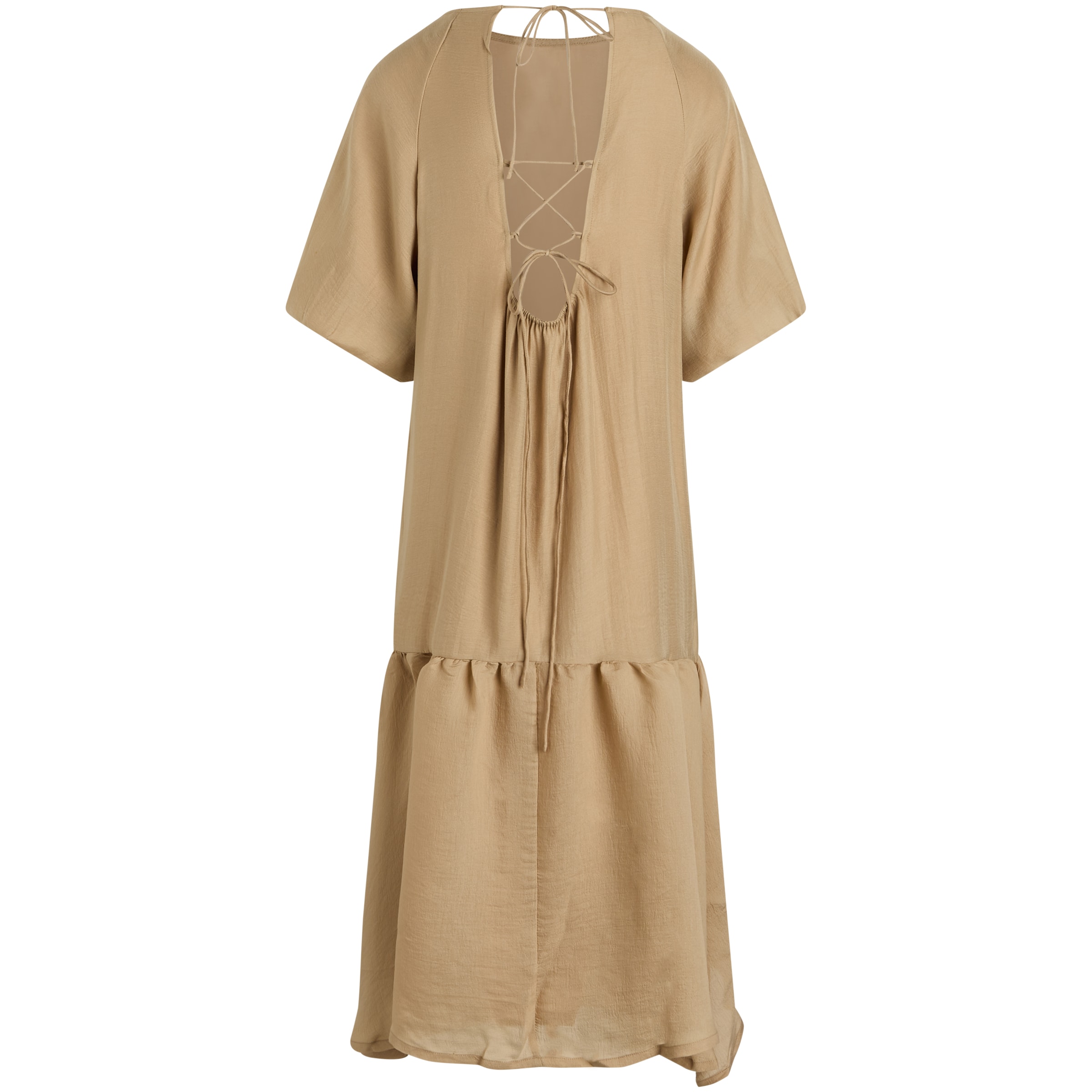 BRUUNS BAZAAR Kleid 'Zaria Luca' in Beige
