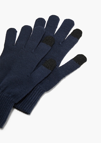 s.Oliver Gloves in Blue