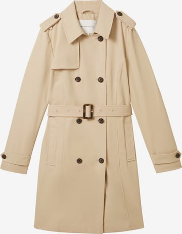 TOM TAILOR Between-Seasons Coat in Beige: front