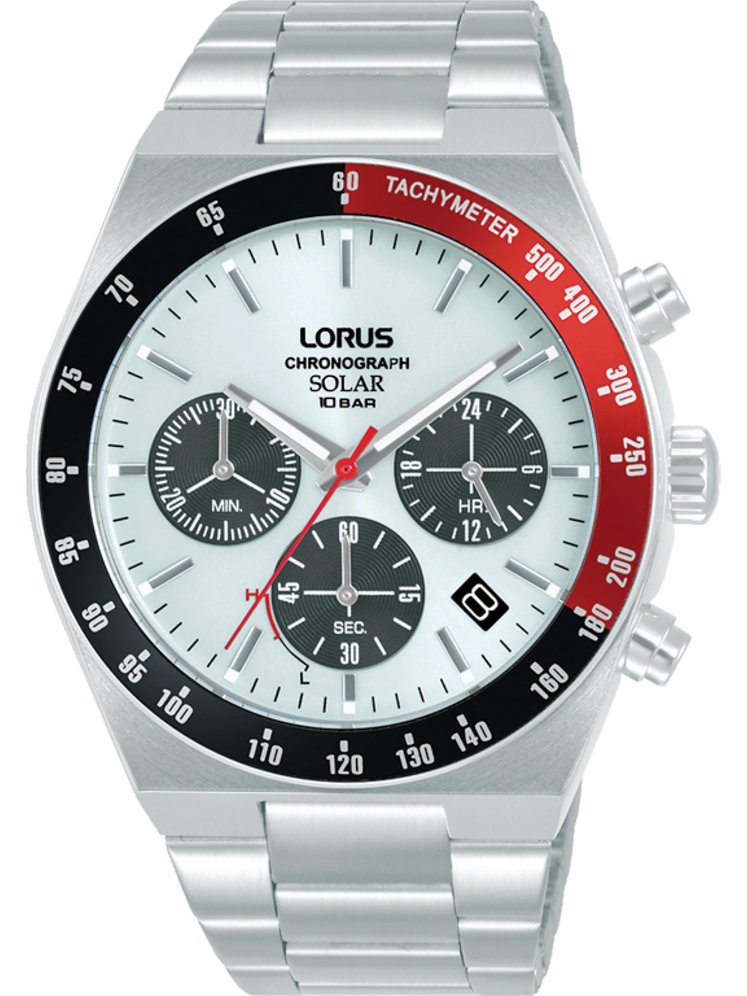 LORUS Analog Watch in Silver: front