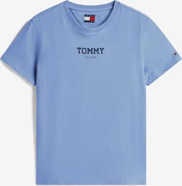Tricou 'ESSENTIAL' de la Tommy Jeans pe albastru: față