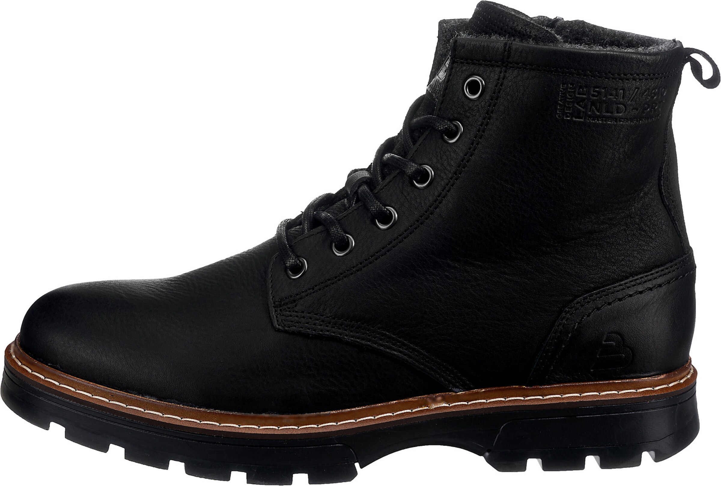 BULLBOXER Veterboots in Zwart