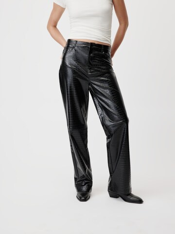 Wide leg Pantaloni 'Fabiane' di LeGer by Lena Gercke in nero: frontale