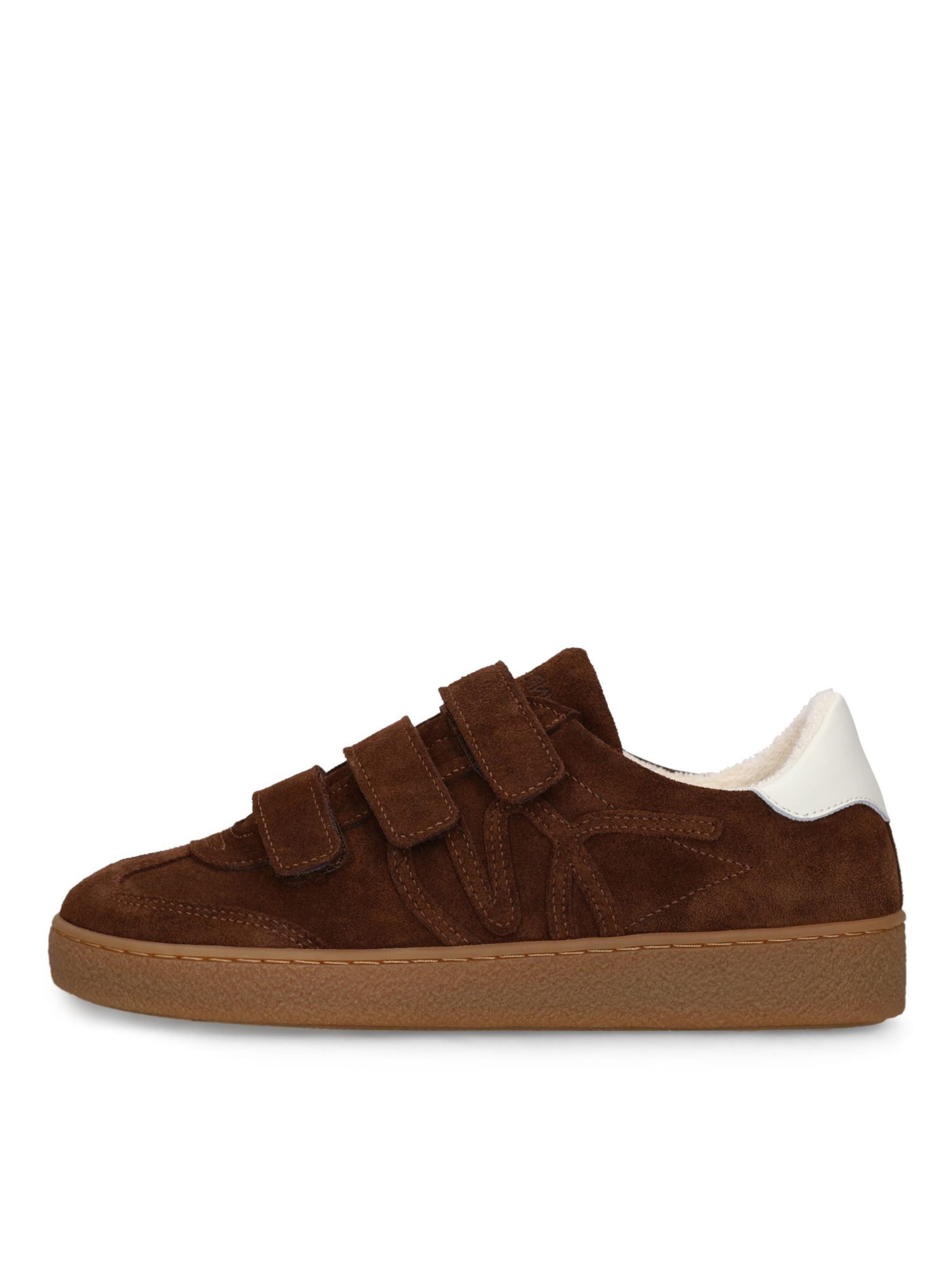MANFIELD Sneakers laag in Bruin