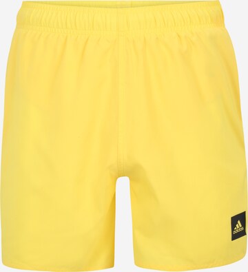 Pantaloncini da surf 'Short  Solid' di ADIDAS SPORTSWEAR in giallo: frontale