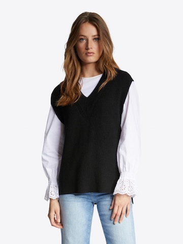 Pull-over Rich & Royal en noir : devant