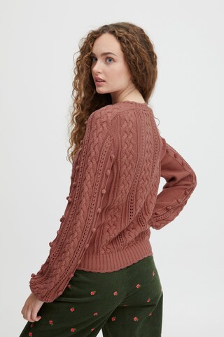 Atelier Rêve Strickpullover 'Kamelia' in Braun